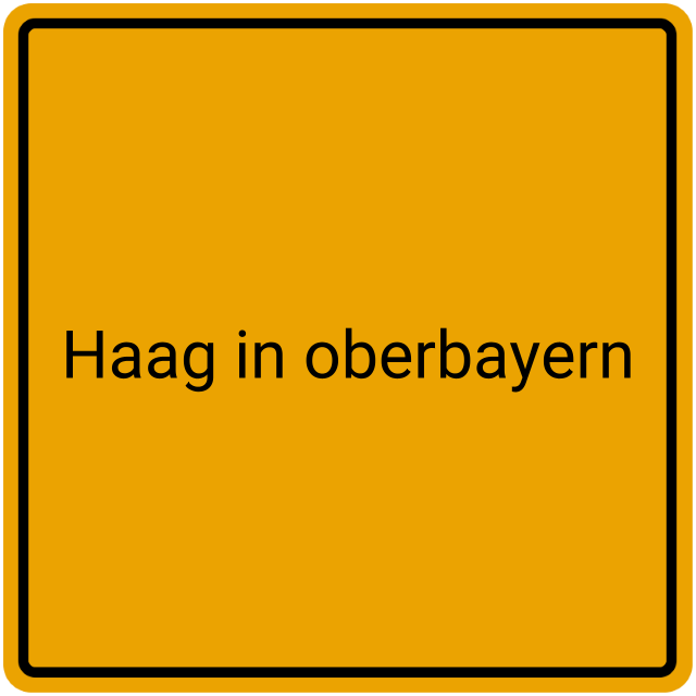 Meldebestätigung Haag in Oberbayern